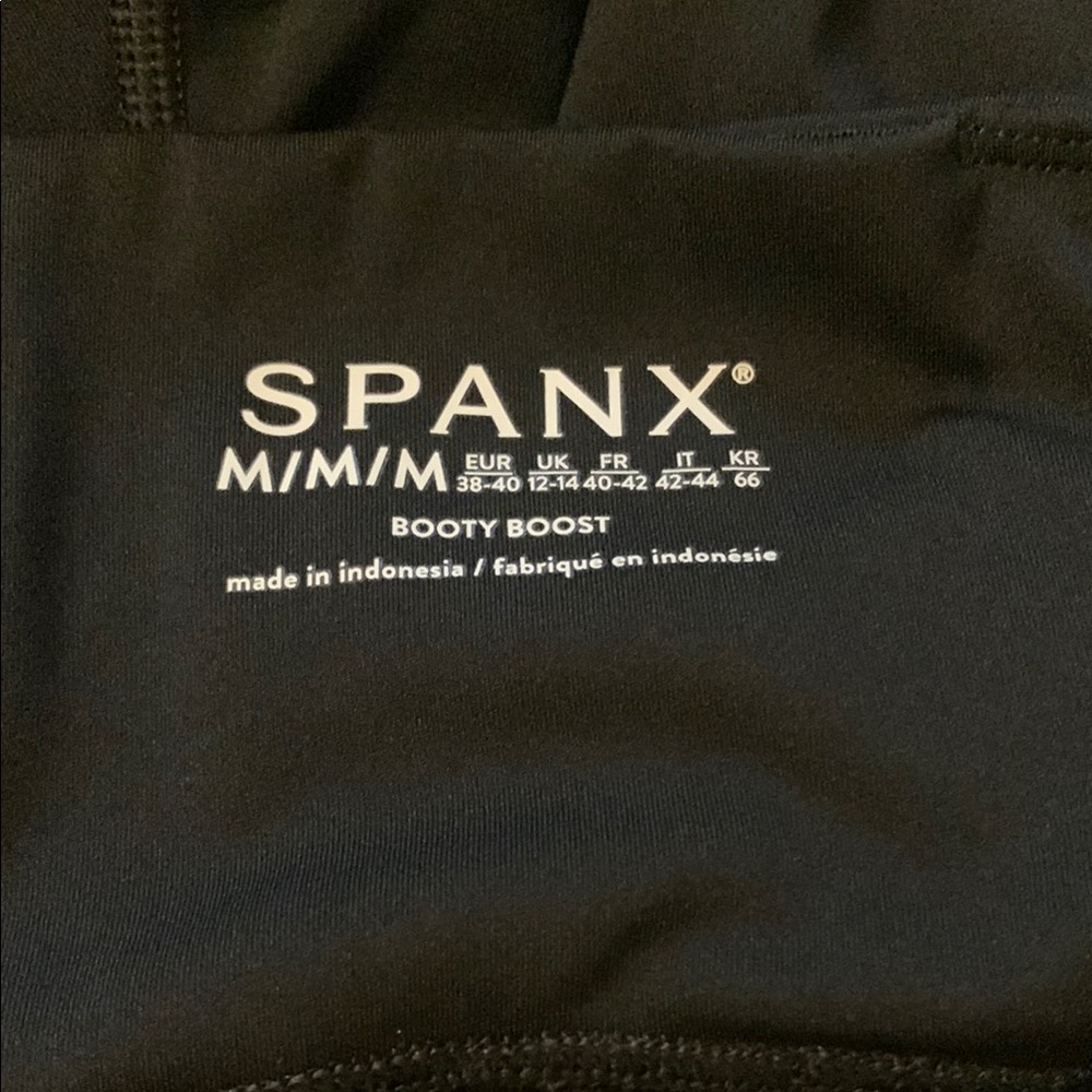Spanx Black Booty Boost Flare Leggings